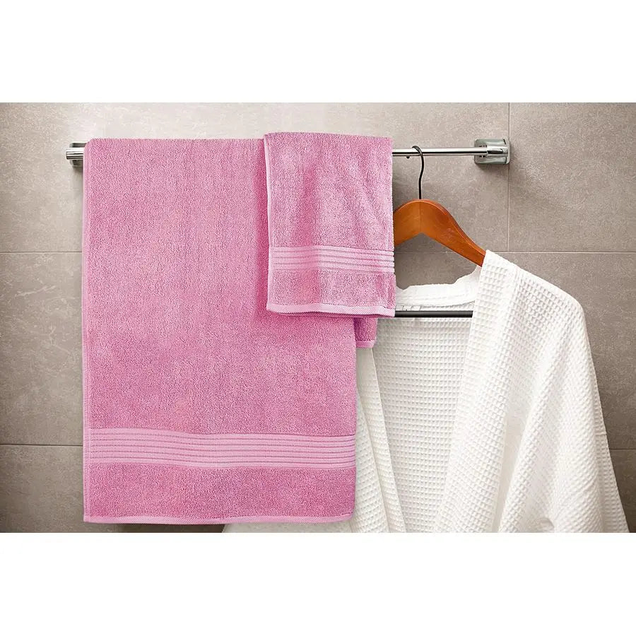 8 Piece Premium Towel Set, 2 Bath, 2 Hand, and 4 Washcloths, 100 Ring Spun Cotton, Highly Absorbent Towels for Bathroom, Sports,
