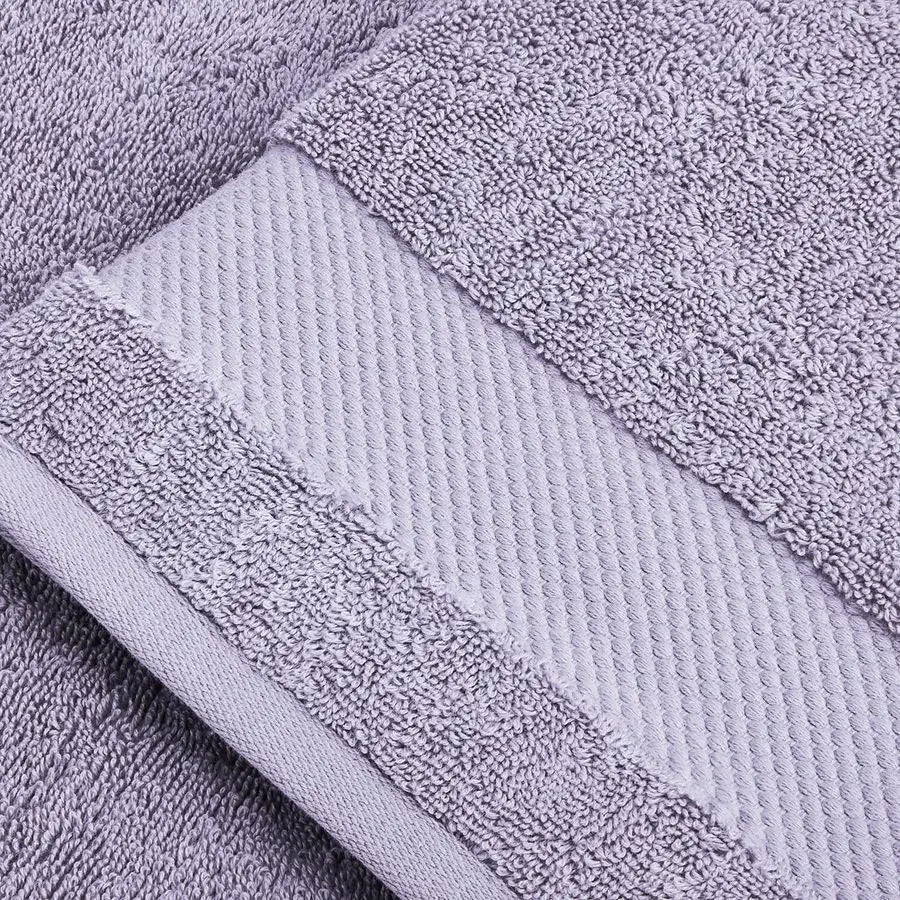 100 Organic Cotton Bath Towel Set 700 GSM Plush 6Piece Premium Towel Set GOTS Certified, 2 Bath Towels, 2 Hand Towels amp 2 Wash