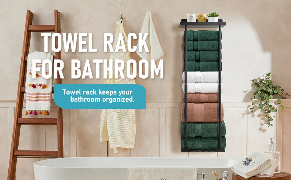 Bathroom wall mounted towel rack,bathroom decorative towel rack, towel hanging rack,roll towel storage,Bathroom Towel Holder