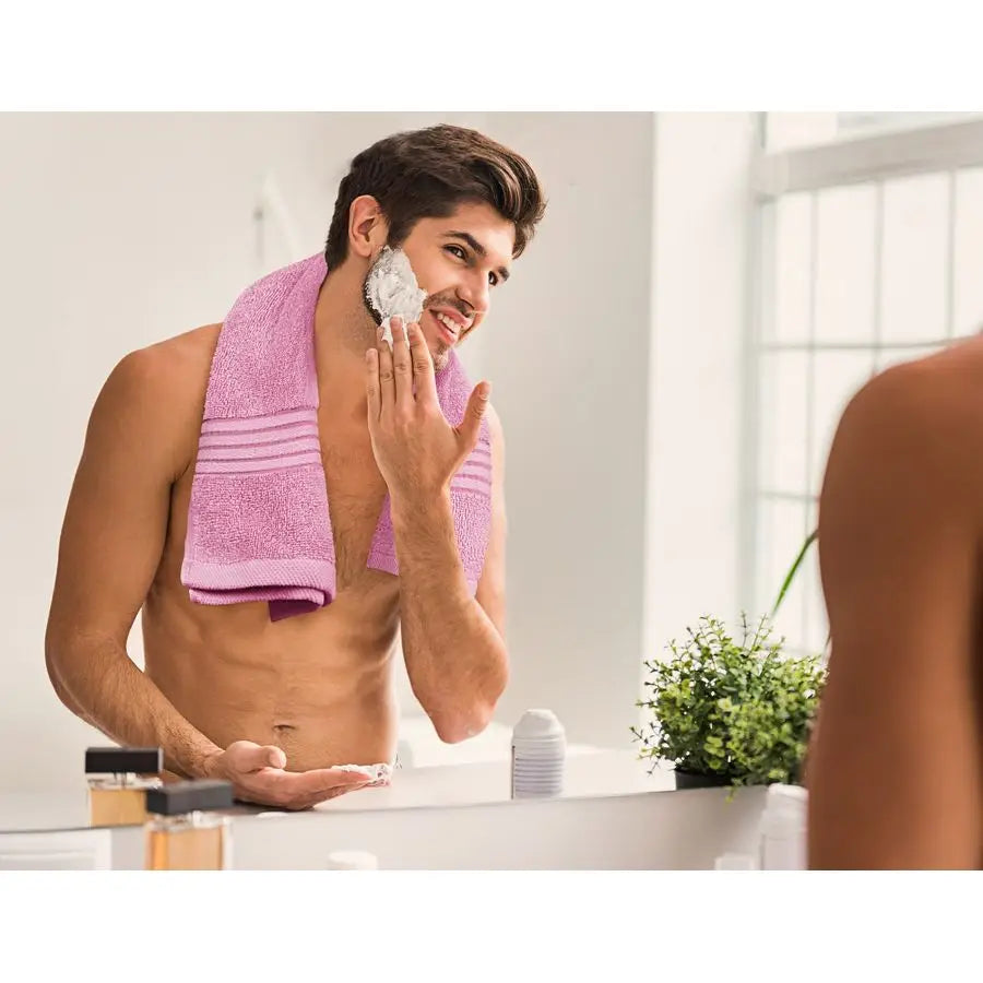 8 Piece Premium Towel Set, 2 Bath, 2 Hand, and 4 Washcloths, 100 Ring Spun Cotton, Highly Absorbent Towels for Bathroom, Sports,